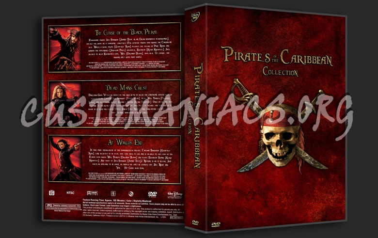 Pirates of the Caribbean dvd cover