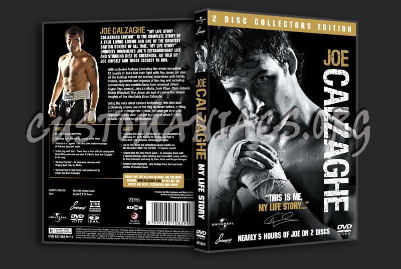 Joe Calzaghe My Life Story dvd cover