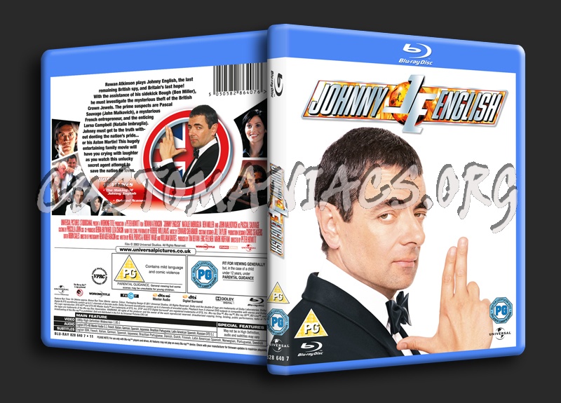 Johnny English blu-ray cover