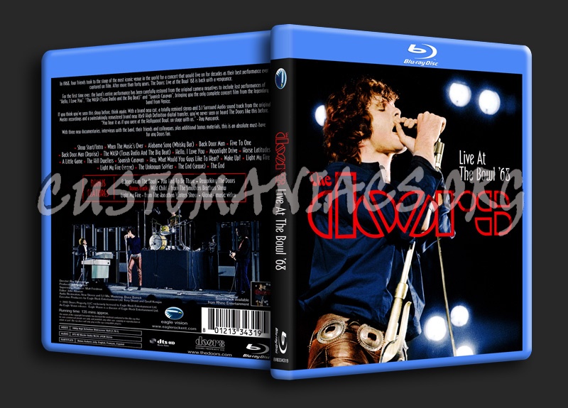 The Doors Live at the Bowl '68 blu-ray cover