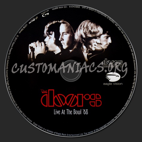 The Doors Live at the Bowl '68 dvd label