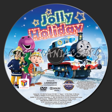 Jolly Holiday dvd label