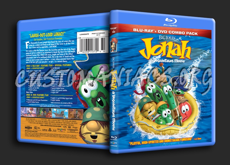 Jonah A Veggietales movie blu-ray cover