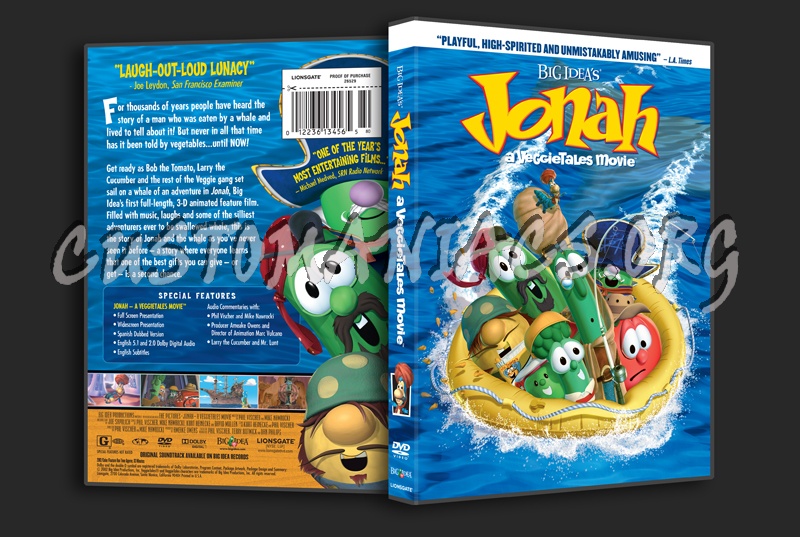 Jonah A Veggietales movie dvd cover