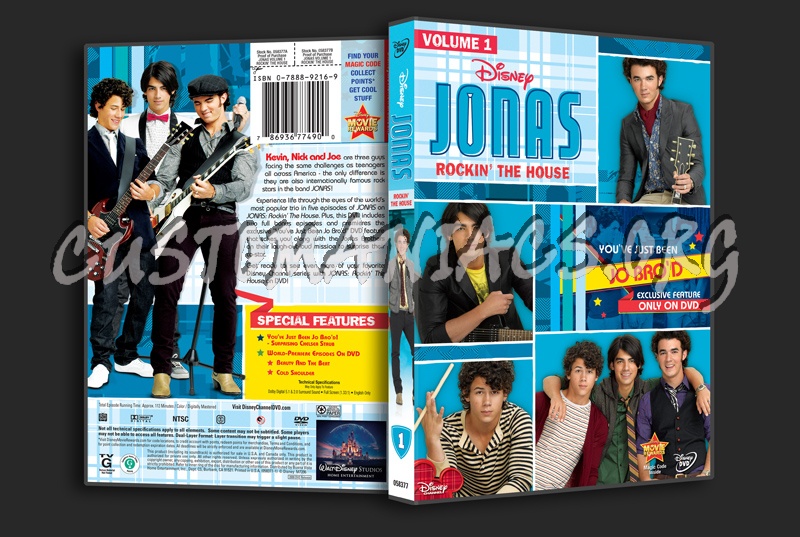 Jonas Rockin' the House Volume 1 dvd cover