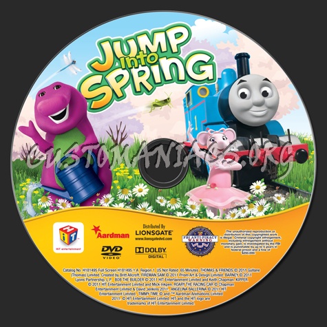 Jump Into Spring dvd label