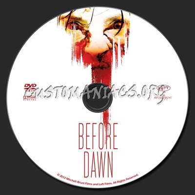 Before Dawn dvd label