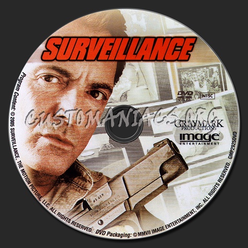 Surveillance dvd label