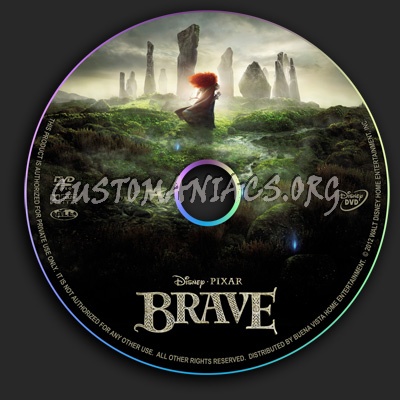 Brave dvd label