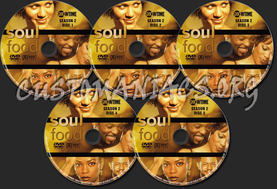 Soul Food Season 2 dvd label