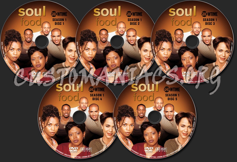 Soul Food Season 1 dvd label