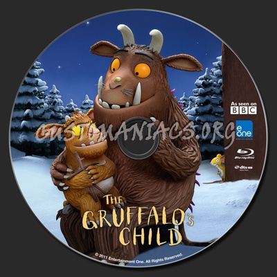 The Gruffalo's Child blu-ray label