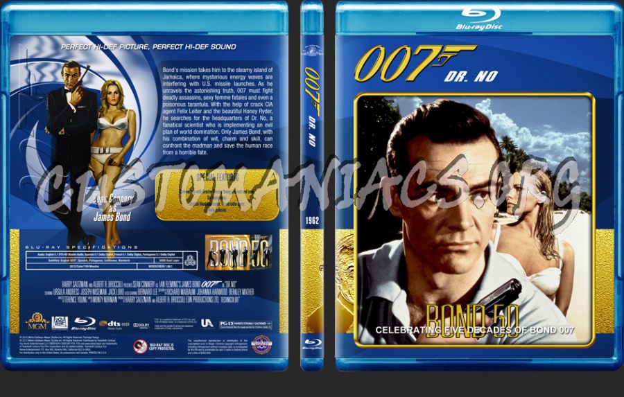 James Bond - 50th Anniversary Edition (01 - 04) blu-ray cover