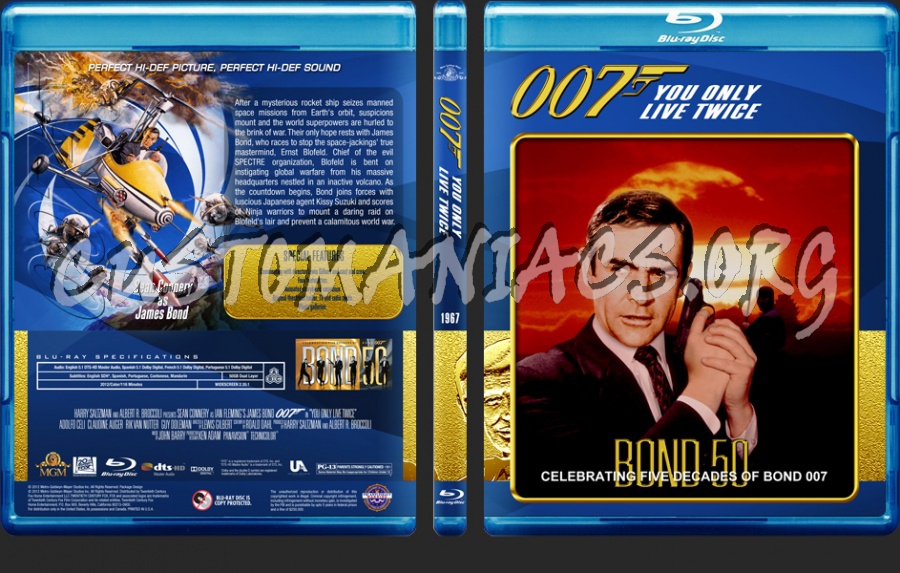 James Bond - 50th Anniversary Edition (05 - 08) blu-ray cover