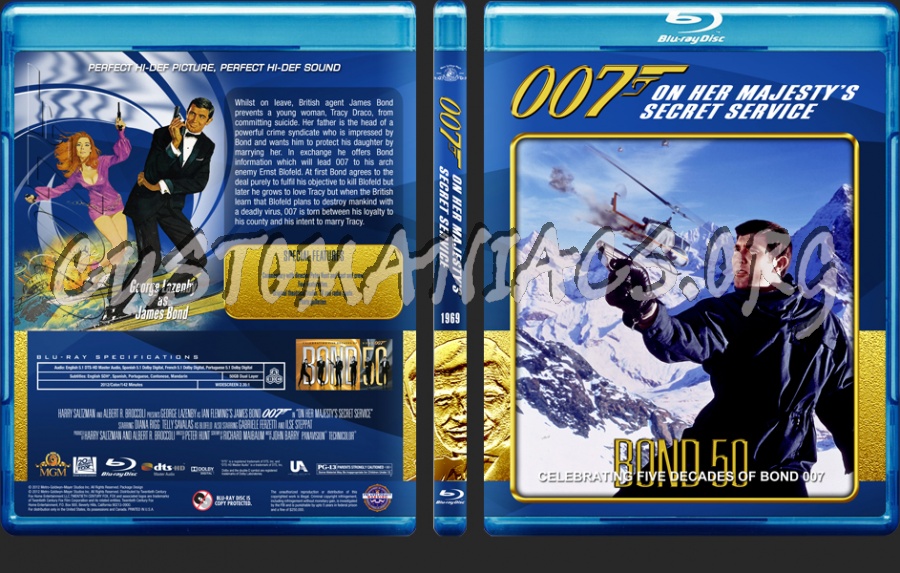 James Bond - 50th Anniversary Edition (05 - 08) blu-ray cover