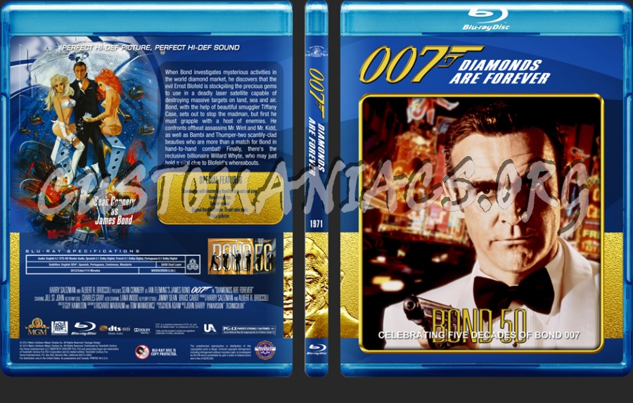 James Bond - 50th Anniversary Edition (05 - 08) blu-ray cover