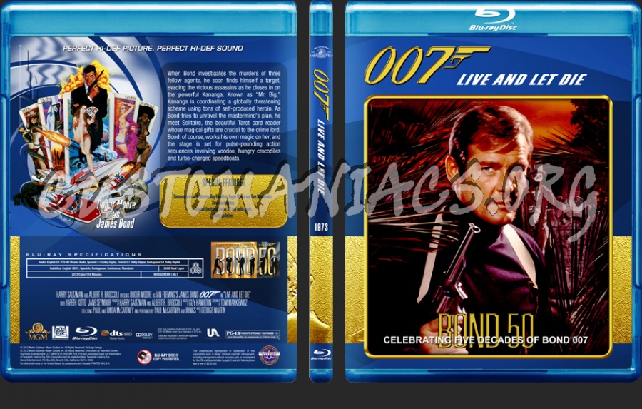 James Bond - 50th Anniversary Edition (05 - 08) blu-ray cover