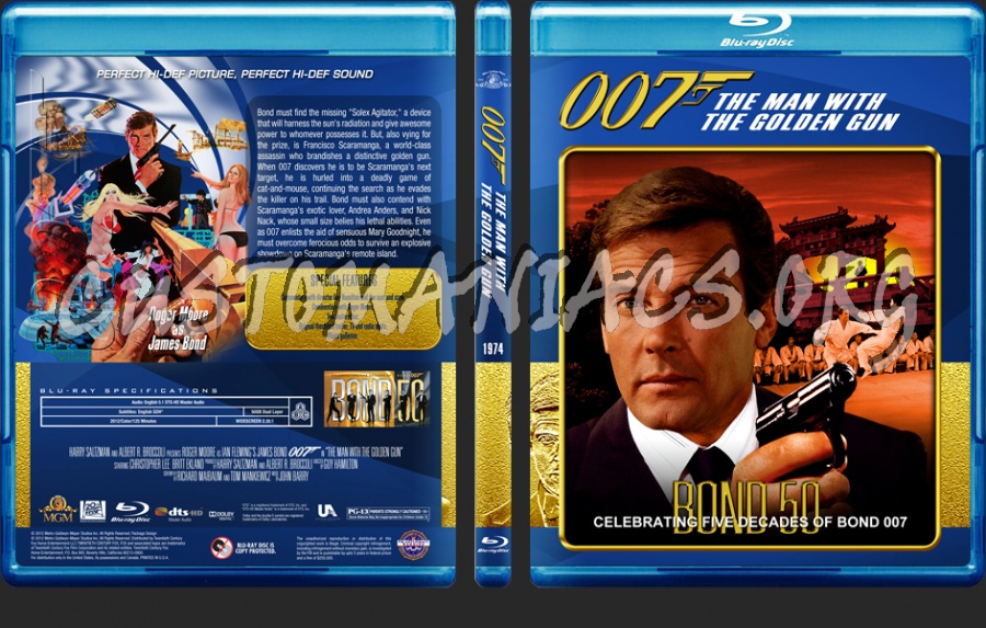 James Bond - 50th Anniversary Edition (09 - 12) blu-ray cover