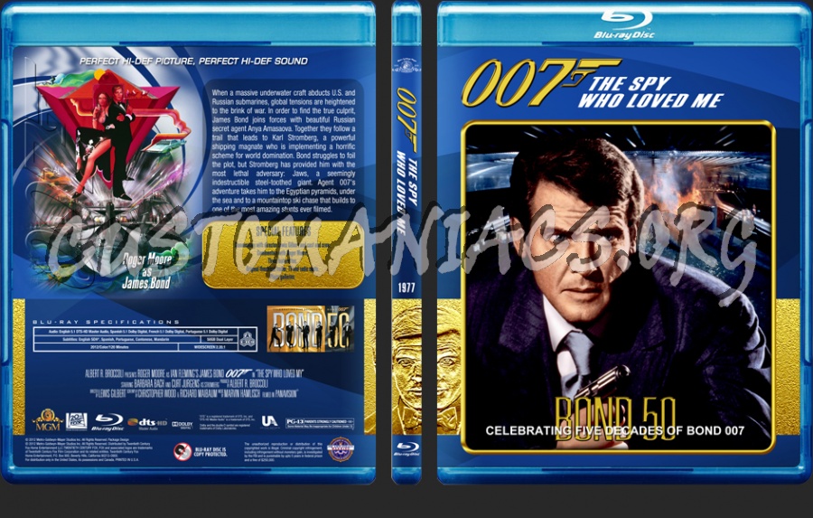 James Bond - 50th Anniversary Edition (09 - 12) blu-ray cover