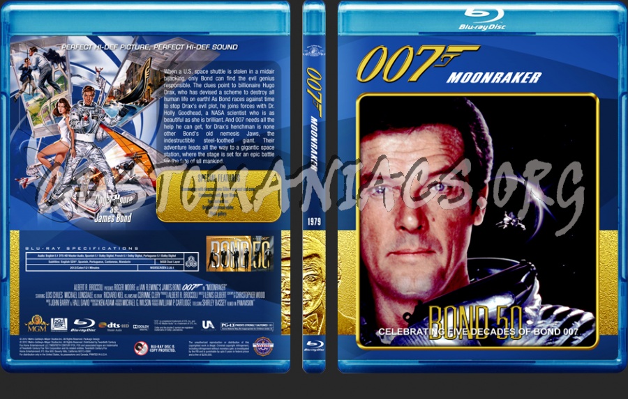 James Bond - 50th Anniversary Edition (09 - 12) blu-ray cover