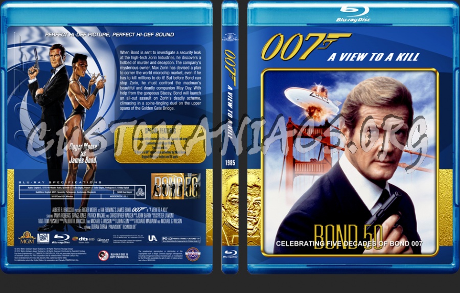 James Bond - 50th Anniversary Edition (13 - 16) blu-ray cover