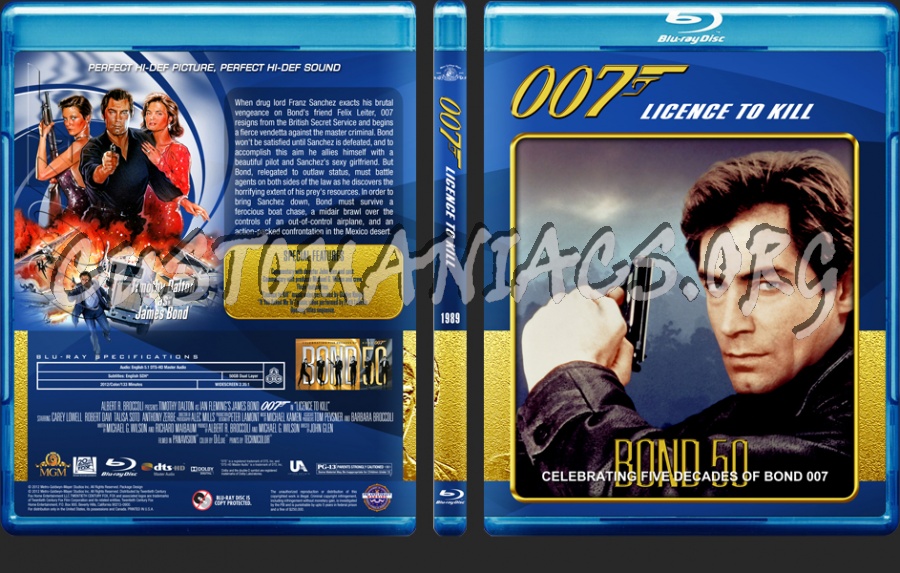 James Bond - 50th Anniversary Edition (13 - 16) blu-ray cover