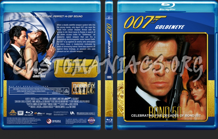 James Bond - 50th Anniversary Edition (17 - 20) blu-ray cover