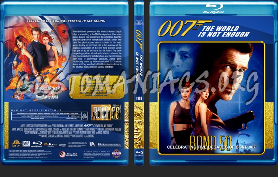 James Bond - 50th Anniversary Edition (17 - 20) blu-ray cover