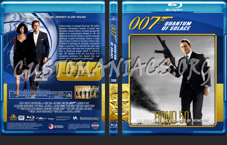 James Bond - 50th Anniversary Edition (21 - 24) blu-ray cover