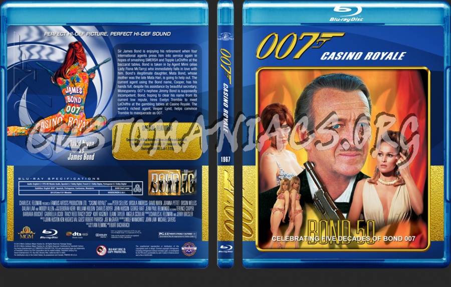 James Bond - 50th Anniversary Edition (25 - 26) blu-ray cover