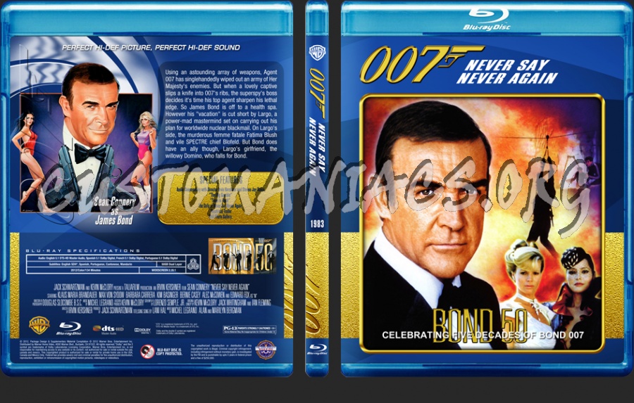 James Bond - 50th Anniversary Edition (25 - 26) blu-ray cover