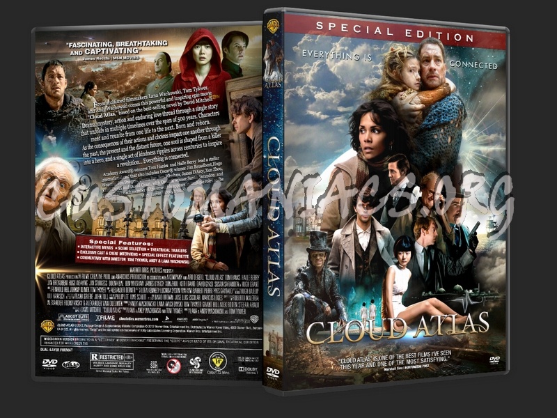 Cloud Atlas (2012) dvd cover