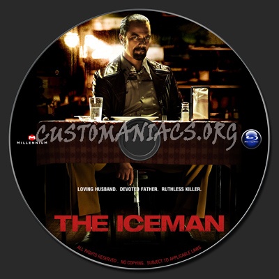 The Iceman (2013) blu-ray label