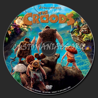 The Croods (2013) dvd label