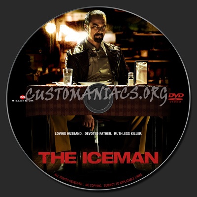 The Iceman (2013) dvd label
