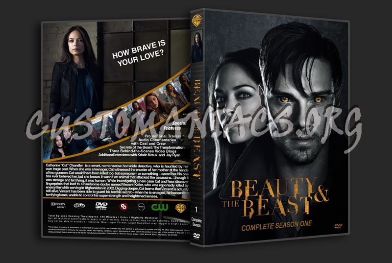 Beauty and the Beast Season One dvd cover