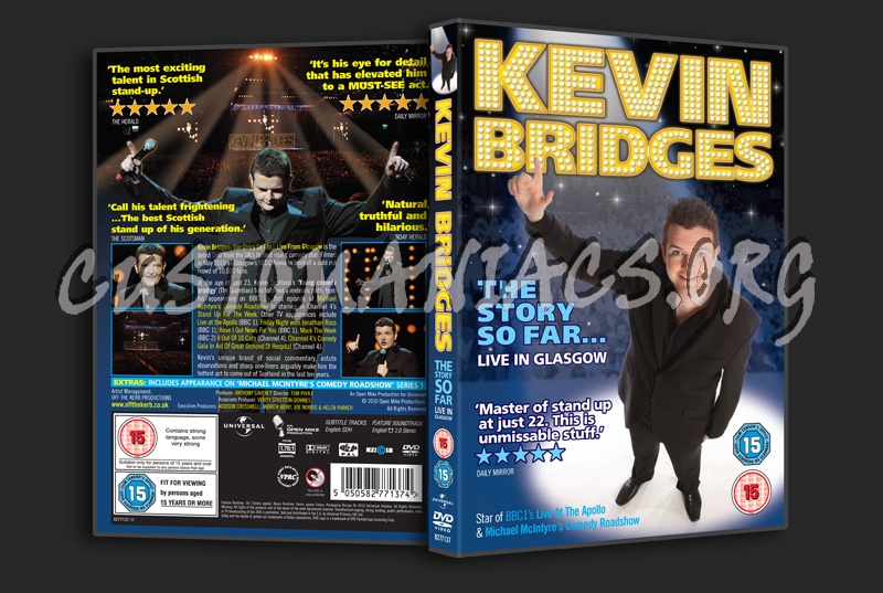 Kevin Bridges The Story So Far Live in Glasgow dvd cover
