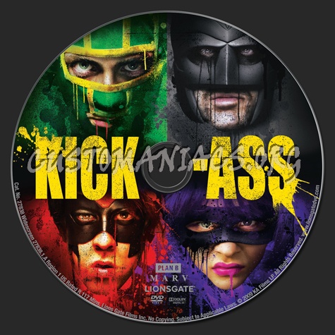 Kick-Ass dvd label