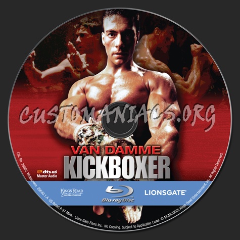 Kickboxer blu-ray label