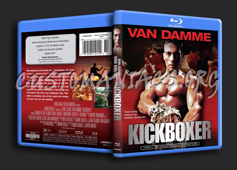 Kickboxer blu-ray cover