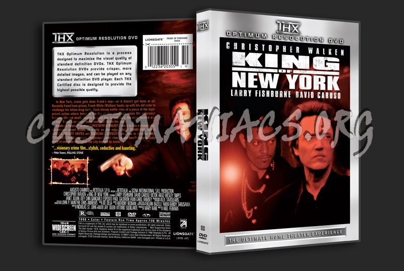 King of New York dvd cover