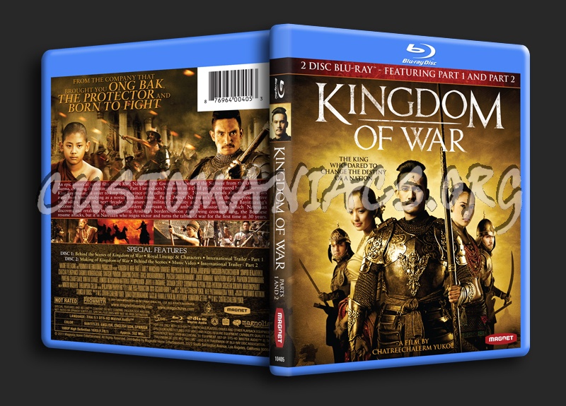 Kingdom of War Part 1 & 2 blu-ray cover