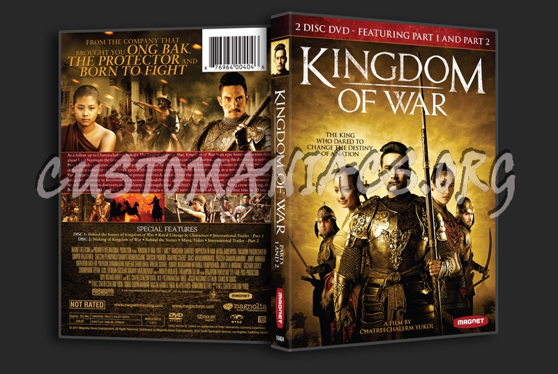 Kingdom of War Part 1 & 2 dvd cover