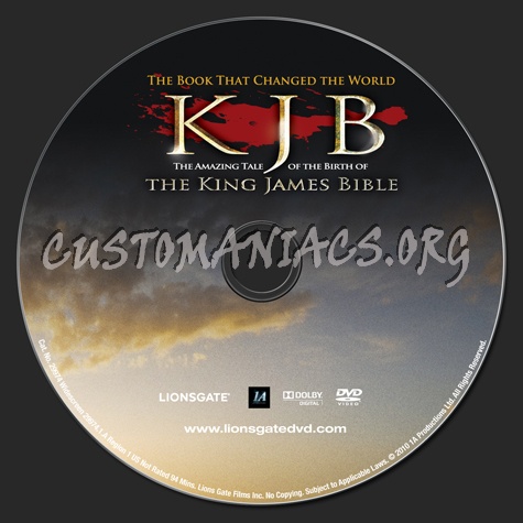 KJB - The Book That Changed The World dvd label