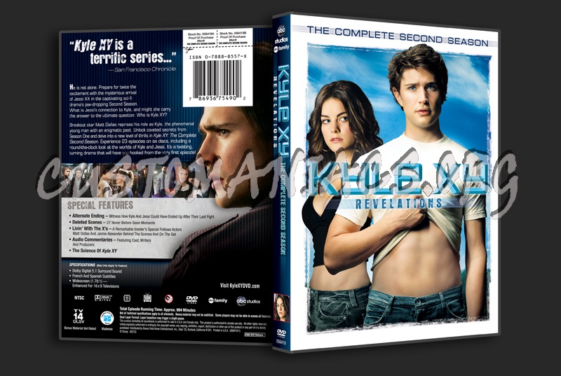 Kyle XY Season 2 dvd cover