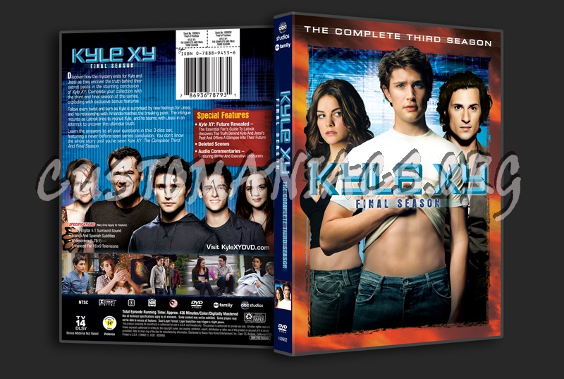 Kyle XY Season 3 dvd cover