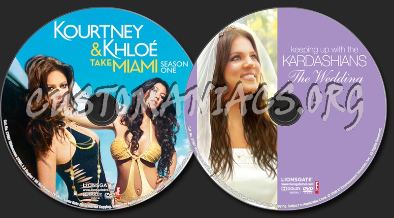 Kourtney & Khloe Take Miami Season 1 dvd label