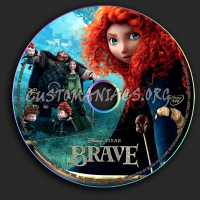 Brave dvd label