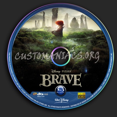 Brave blu-ray label