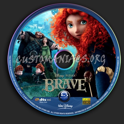 Brave blu-ray label